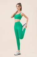 Leggings mujer cintura alta stretch verde - Fieder
