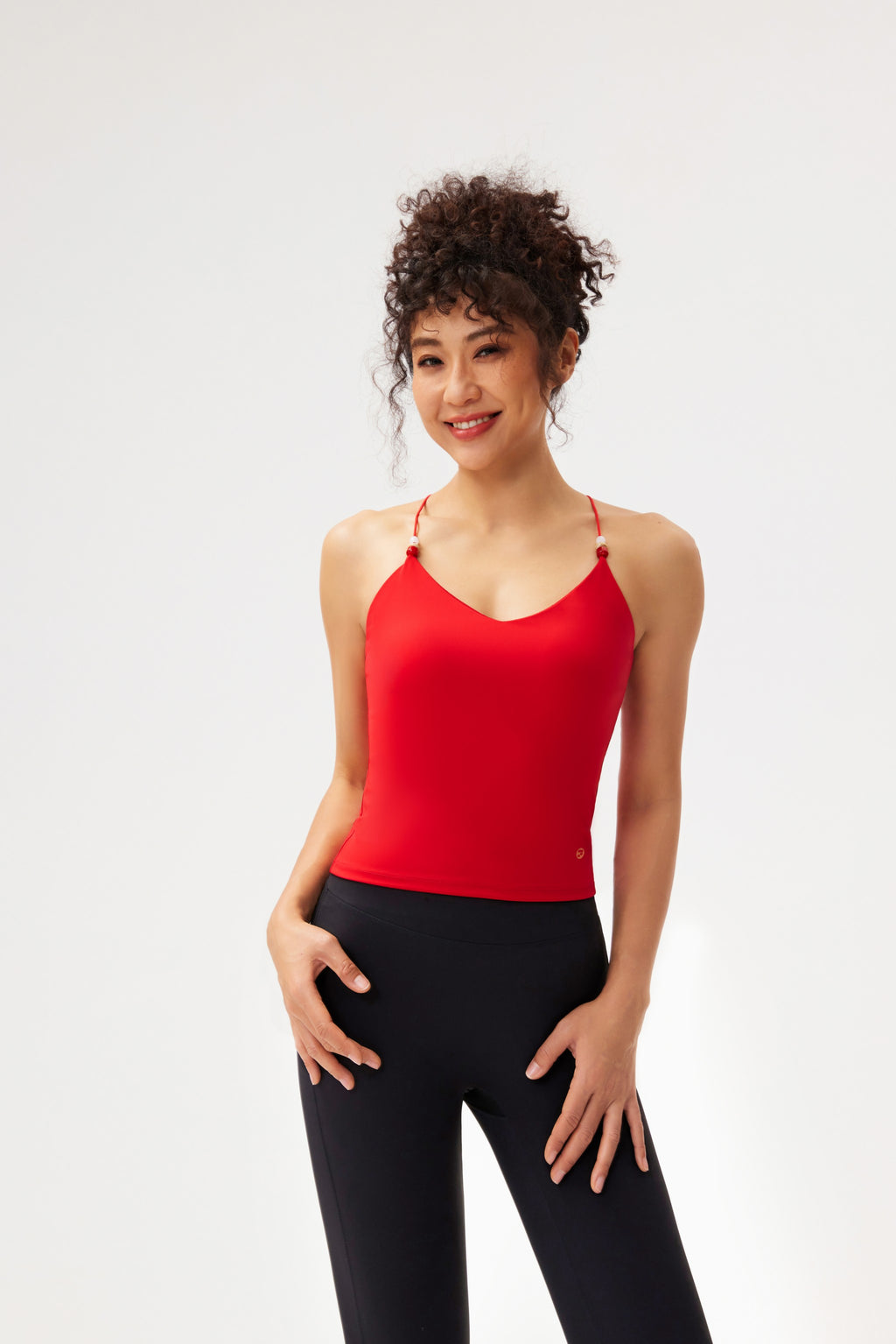 Top deportivo nube suave tacto copa fija anti-desplazamiento Fieder - Negro