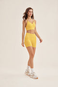 Top deportivo copas fijas soporte medio Fieder - Amarillo