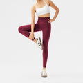 Leggings deportivos corte high waist compresión Fieder - Rojo