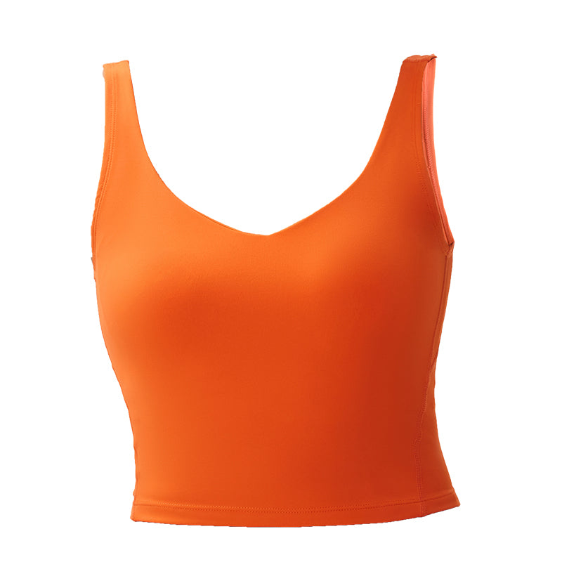 Brasier de Yoga Ajustado con Espalda Estilizada